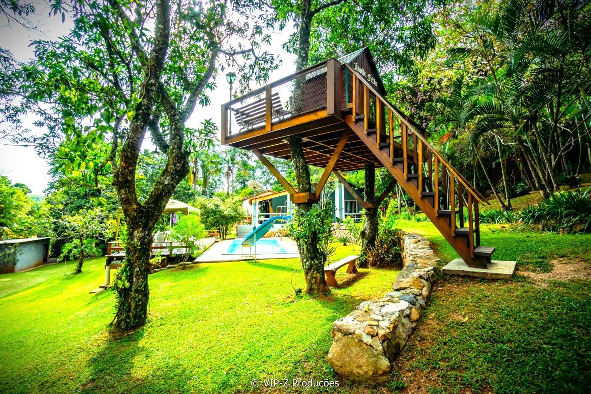Chacara Atibaia Com Casa Na Arvore Exterior foto